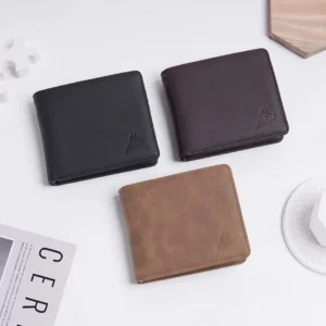 Foxsories - Dompet Kulit Pria Lipat Wallet Short Leather