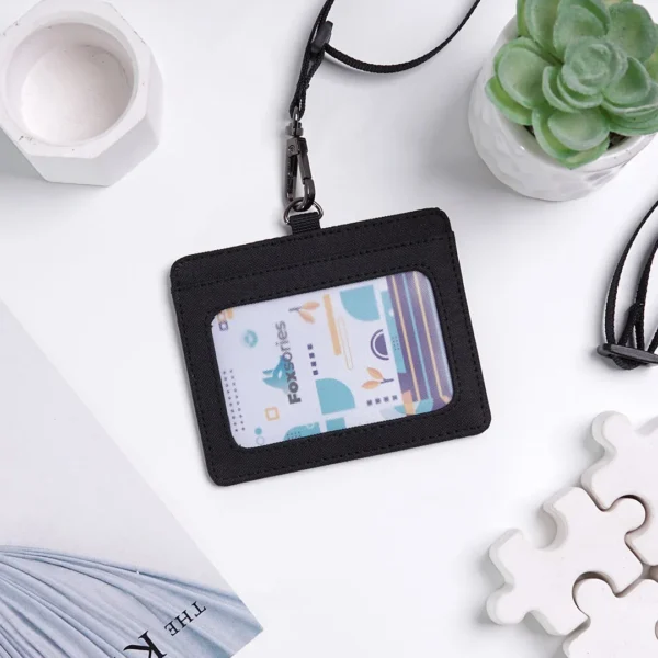 Foxsories - ID Card Horizontal Lanyard Name Tag