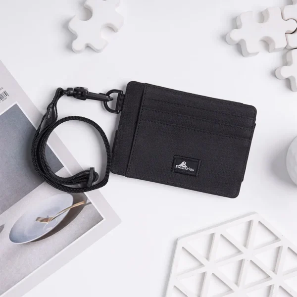 Foxsories - Dompet Leher Kartu Cardholder Hanging Wallet