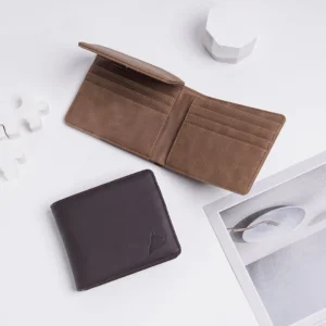 Foxsories - Dompet Kulit Pria Lipat Wallet Short Leather