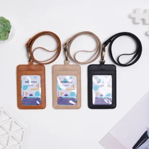 Foxsories - ID Card Holder Lanyard Name Tag Kantor - Doxa