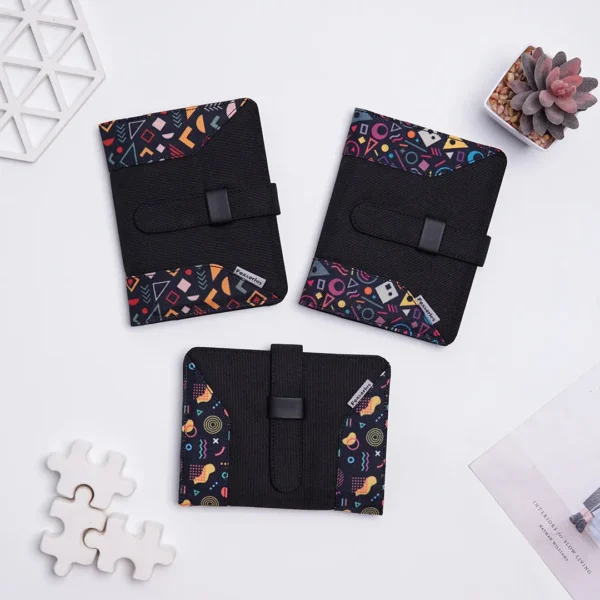 Foxsories - Dompet Kartu Mika Emas Antam 40 Slot - Noir