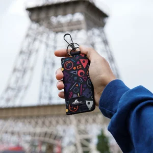 Foxsories - Gantungan Kunci Dompet Stnk Motif Motor Dan Mobil