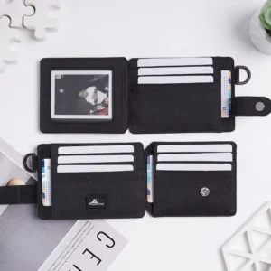 Foxsories - Dompet Leher Kartu Cardholder Hanging Wallet