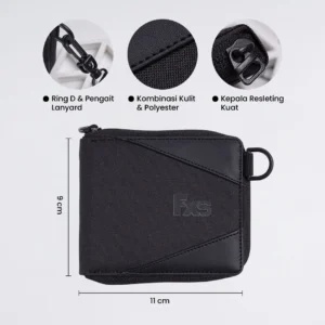 Foxsories - Dompet Lipat Leher Hanging Wallet