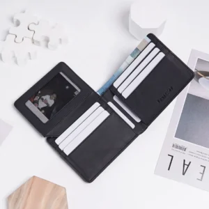 Foxsories - Dompet Kulit Pria Lipat Wallet Short Leather