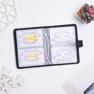 Foxsories - Dompet Kartu Mika Emas Antam 40 Slot - Noir