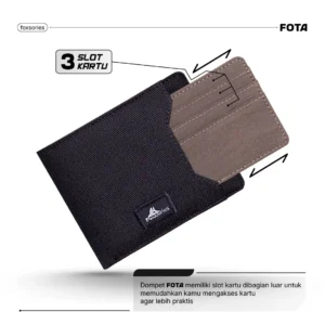 Foxsories - Dompet Kartu Lipat Uang - Fota