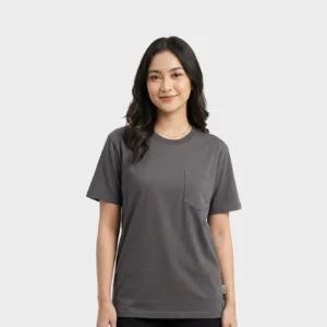 Foxsories - Heavyweight Tshirt Kaos Polos Pocket Reguler Fit 20s