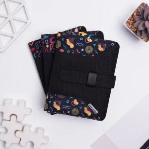 Foxsories - Dompet Kartu Mika Emas Antam 40 Slot - Noir