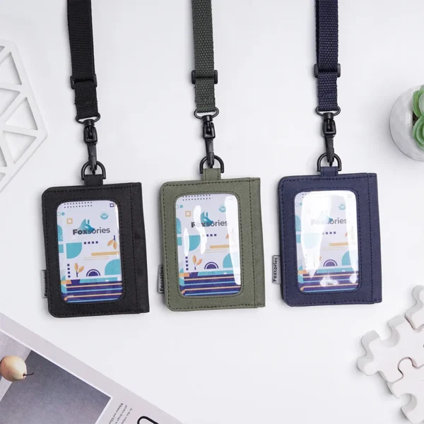 Foxsories - ID Card Holder Lanyard Name Tag Kantor