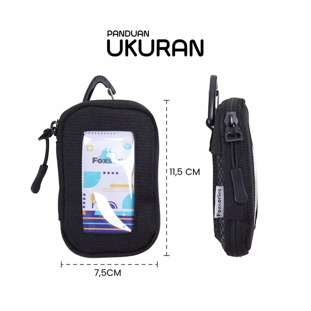 Foxsories - Cover Keyless STNK Slot Mika Kartu Motor Mobil - Vetla — Size Chart