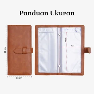 Foxsories - Dompet Kulit Panjang 32 Slot Mika Keuangan - Moya