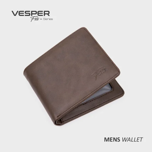 Foxsories Dompet Lipat Pria Vesper Kulit Sintetis Wallet Minimalis