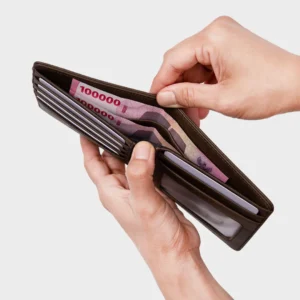 Foxsories Dompet Lipat Pria Vesper Kulit Sintetis Wallet Minimalis